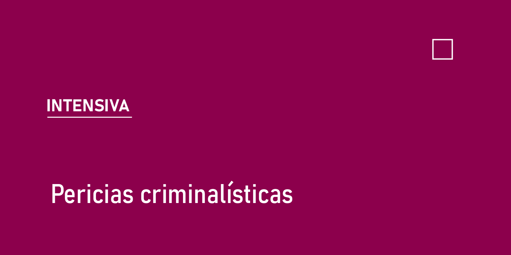 Pericias Criminalísticas