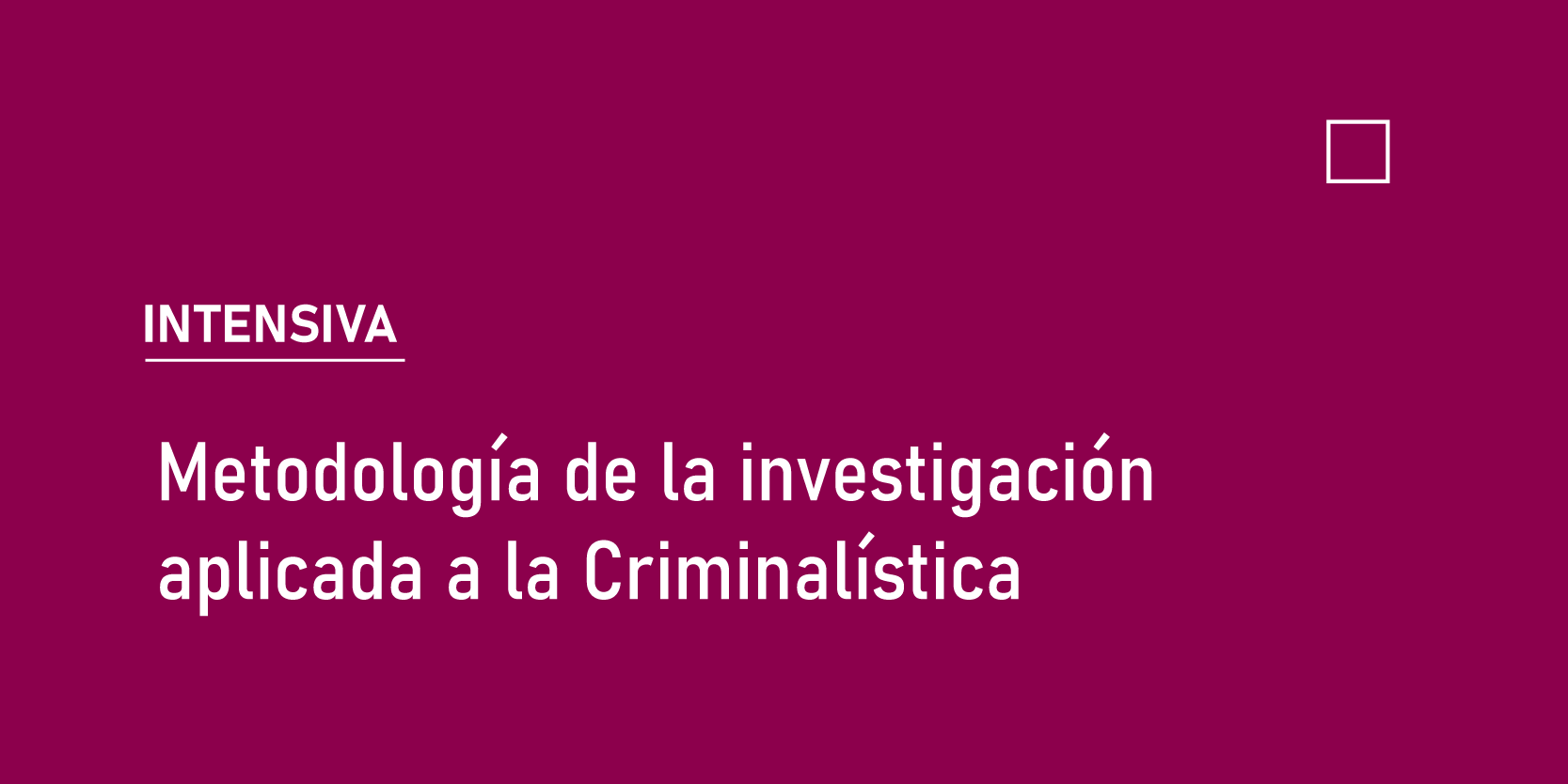 Metodología de la investigación aplicada a la Criminalística
