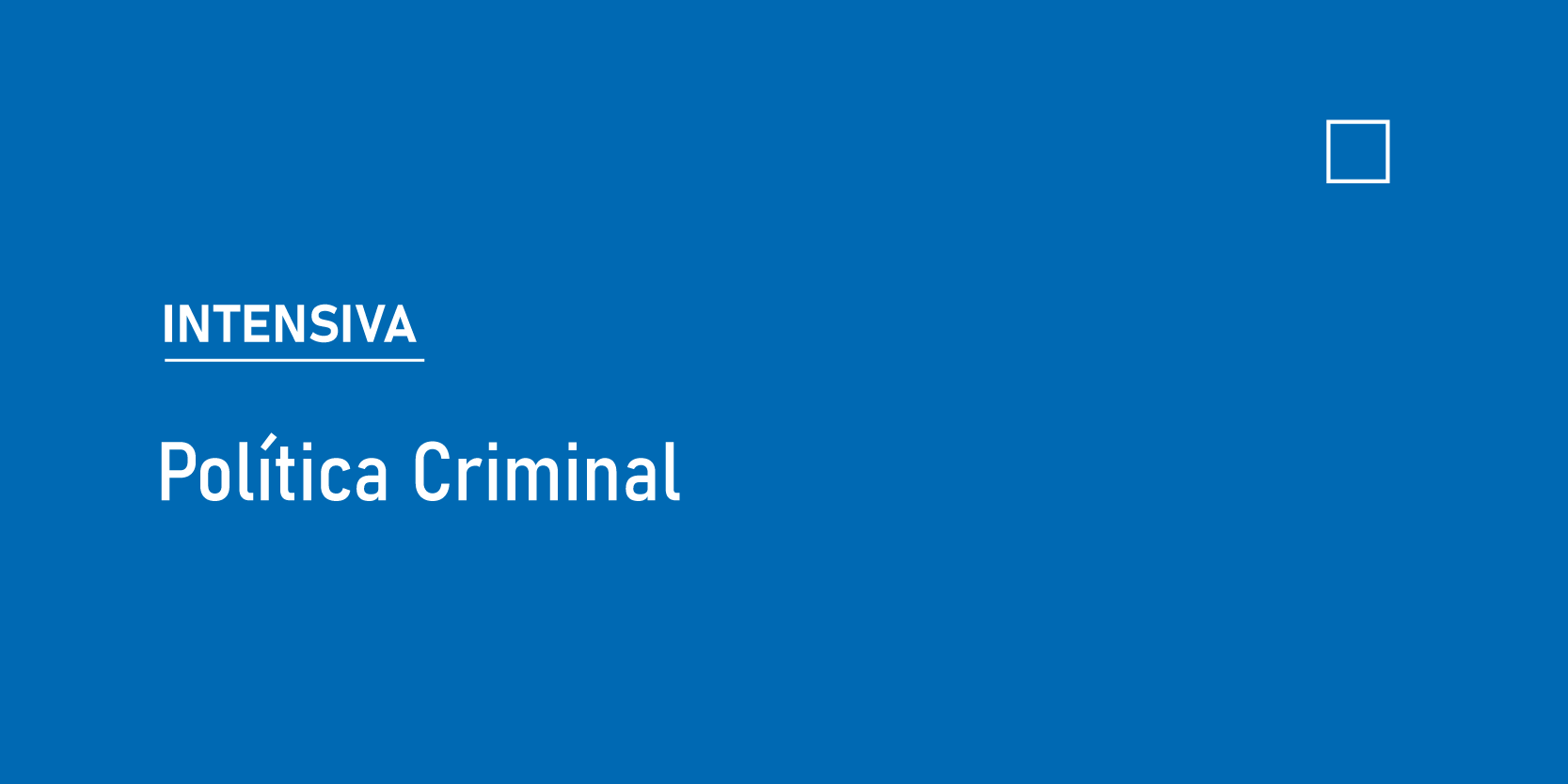 Política Criminal