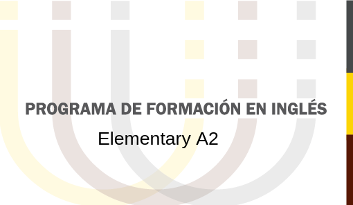 Programa de formación en Inglés A2