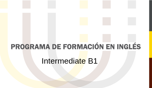 Programa de formación en Inglés B1